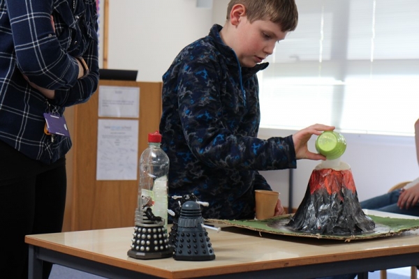 Making a volcano