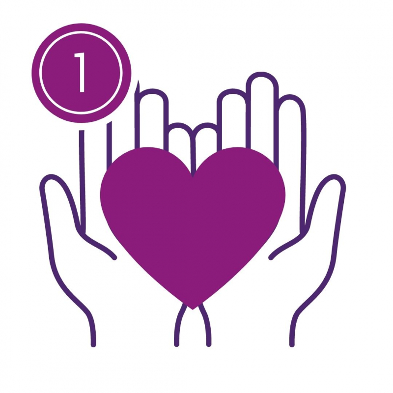 1. Heart in hands graphic