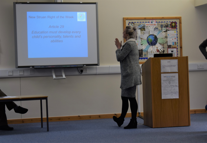 New Struan School Assembly 12/03