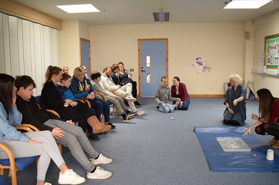 Group of people sitting 