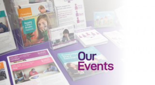Our Events, leaflets on a table