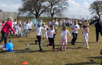 School colour run fundraiser