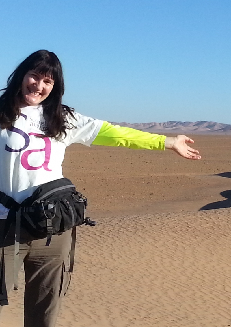 Alison in the Sahara