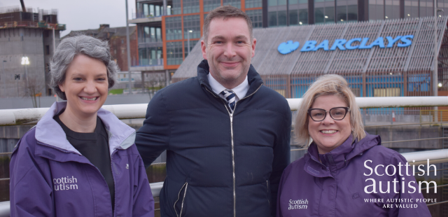 3 people smiling