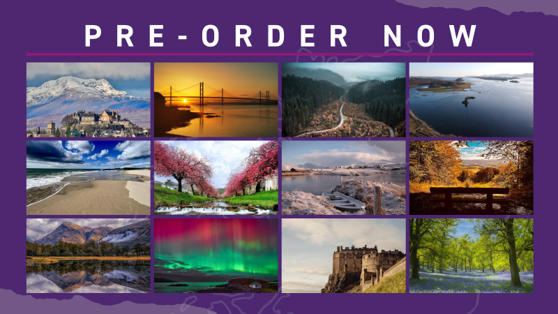 Images of outdoor landscapes around Scotland