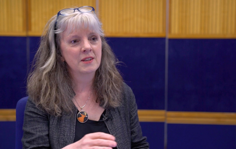 Catriona Stewart (OBE) presenting