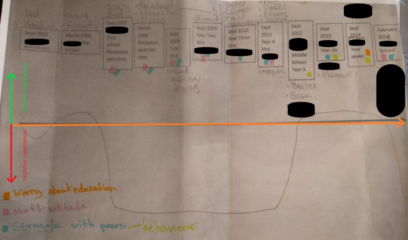 Rosie’s life chart